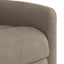 massagestol mikrofiberstof gråbrun