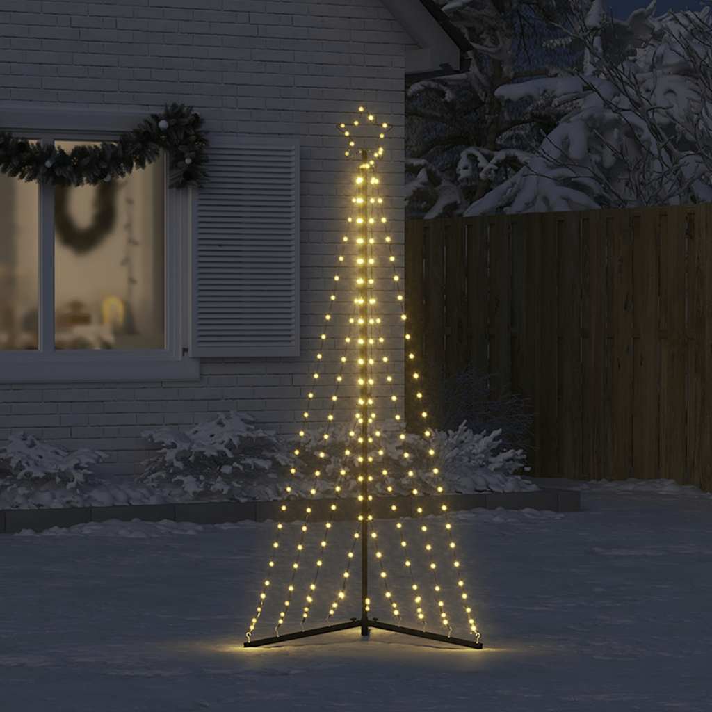 LED-juletræ 339 LED'er 182 cm varmt hvidt lys