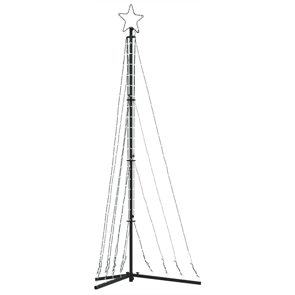 LED-juletræ 339 LED'er 182 cm varmt hvidt lys
