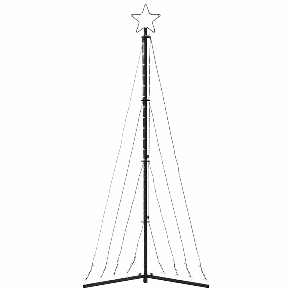 LED-juletræ 339 LED'er 182 cm varmt hvidt lys