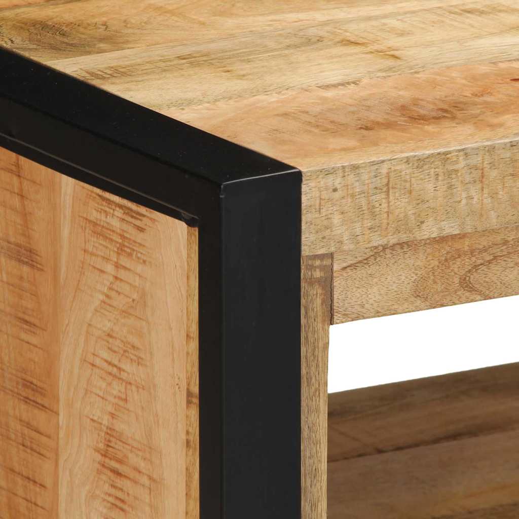 Sko bænk Brun 100 x 40 x 50 cm Massivt mangotræ