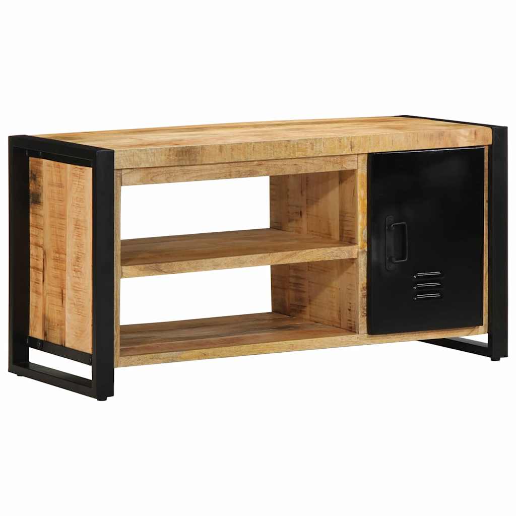 Sko bænk Brun 100 x 40 x 50 cm Massivt mangotræ