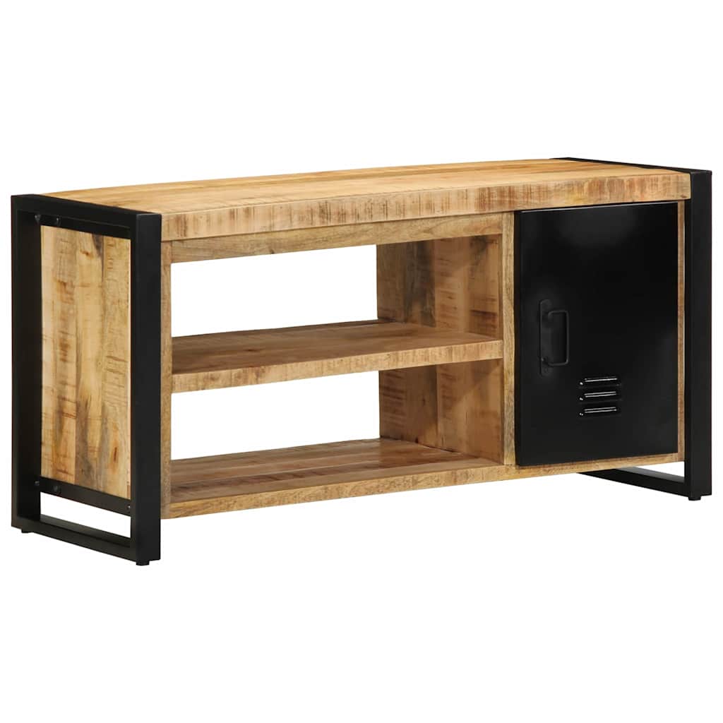 Sko bænk Brun 100 x 40 x 50 cm Massivt mangotræ