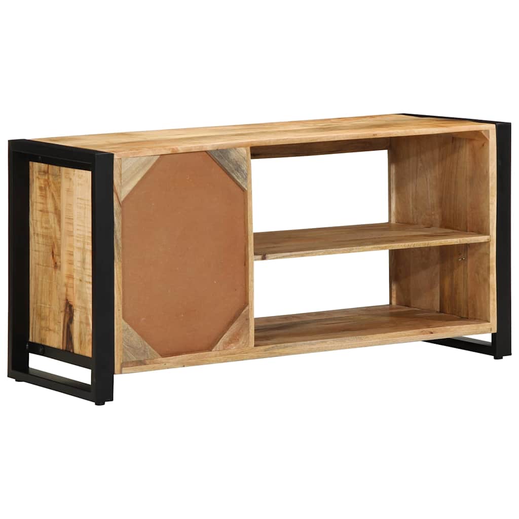 Sko bænk Brun 100 x 40 x 50 cm Massivt mangotræ