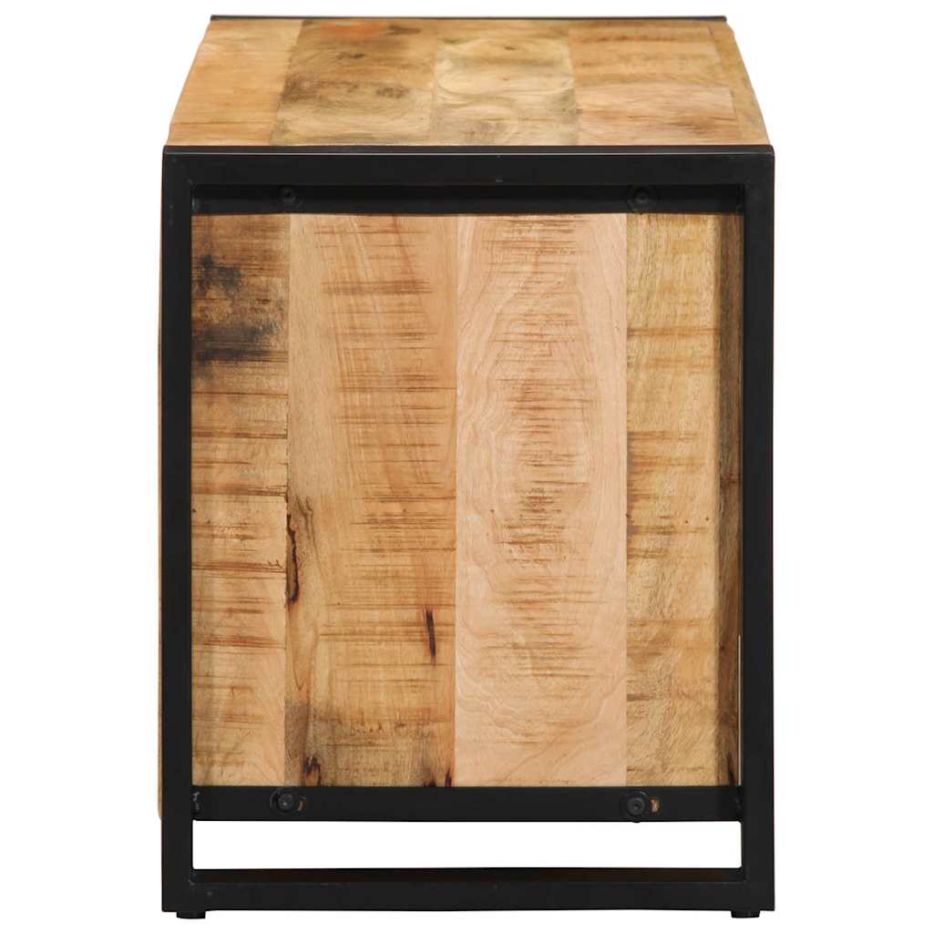 Sko bænk Brun 100 x 40 x 50 cm Massivt mangotræ