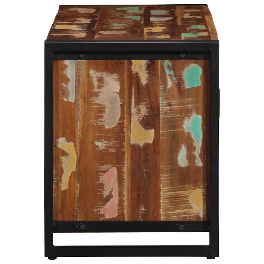 Sko bænk Flerfarvet 100 x 40 x 50 cm Massivt genbrugstræ