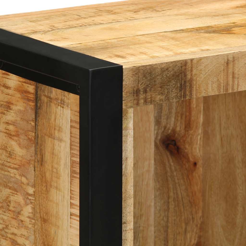 badeværelsesskab 40x30x90 cm massivt ru mangotræ