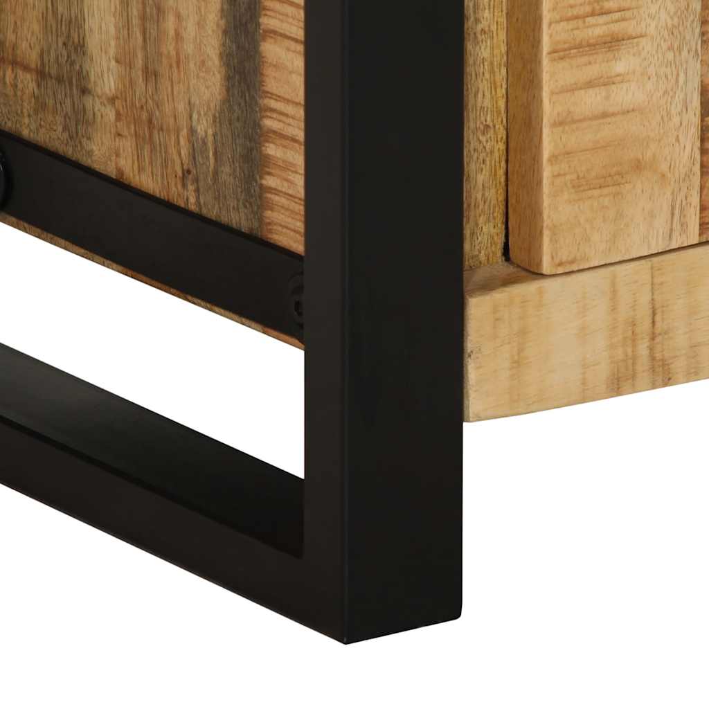 badeværelsesskab 40x30x90 cm massivt ru mangotræ