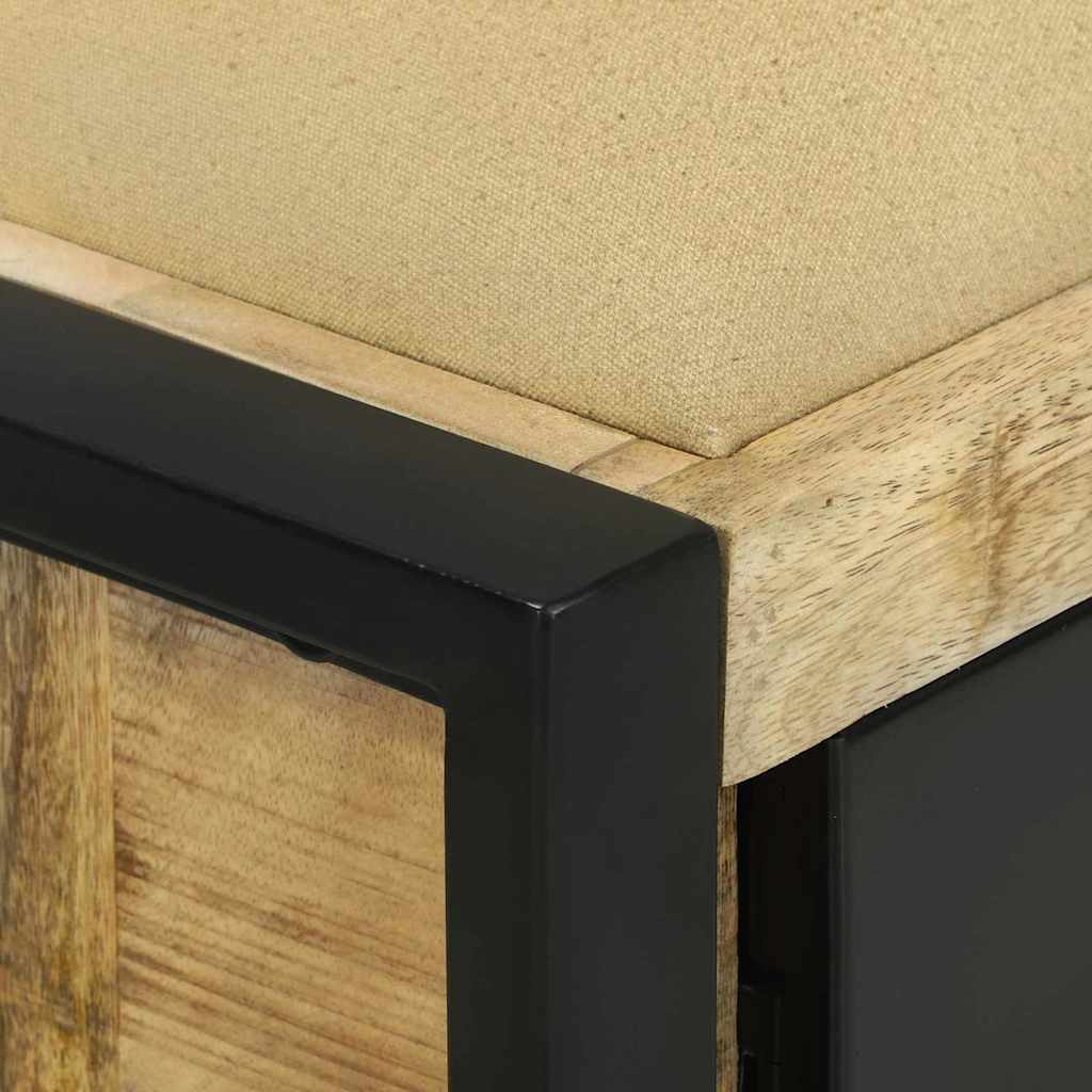 Bænkeskab Brun 100 x 35 x 50 cm Massivt mangotræ
