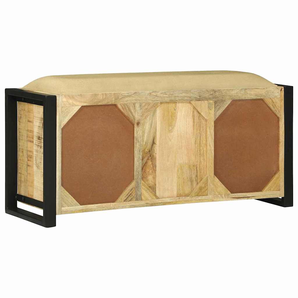 Bænkeskab Brun 100 x 35 x 50 cm Massivt mangotræ