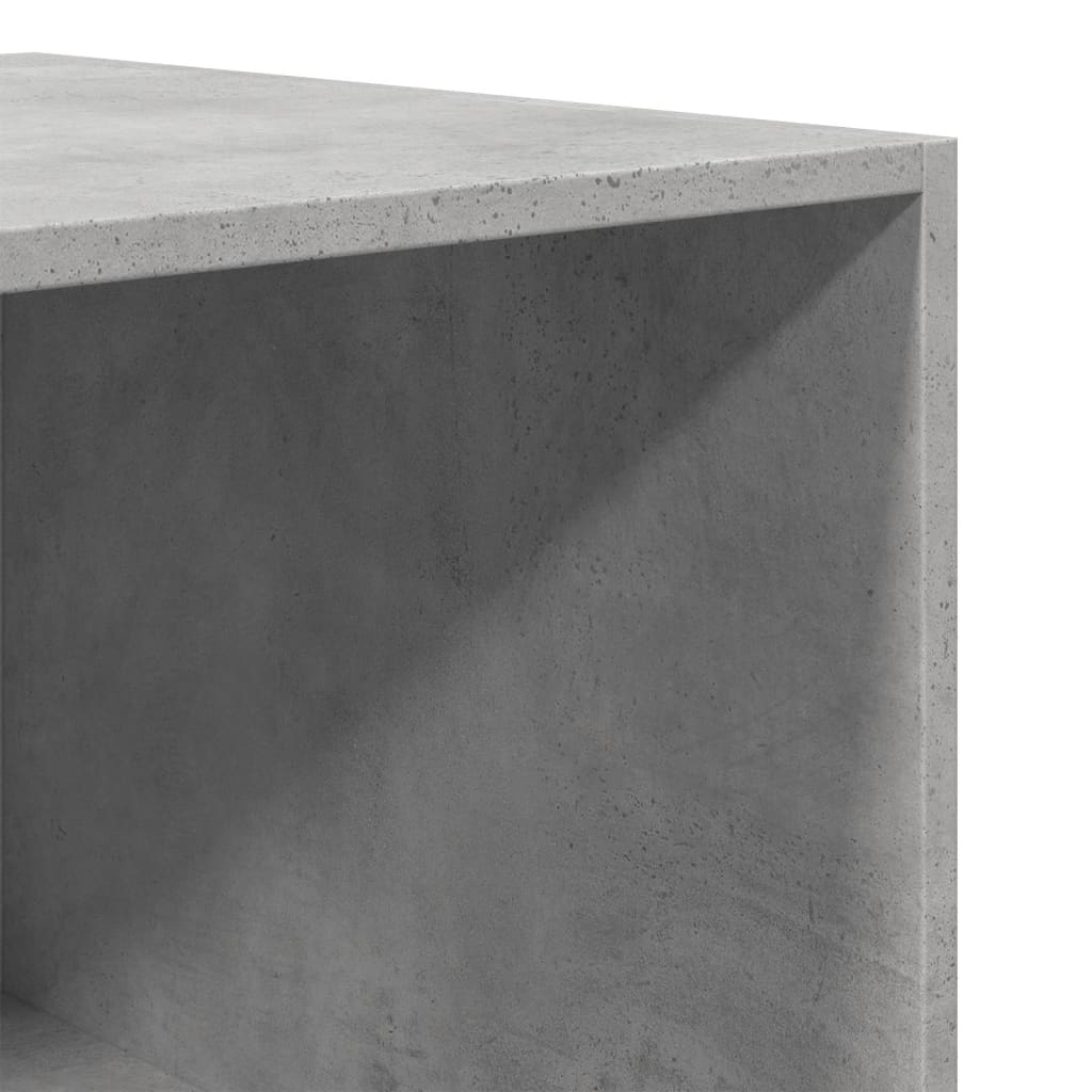 klædeskab 50x50x200 cm konstrueret træ betongrå