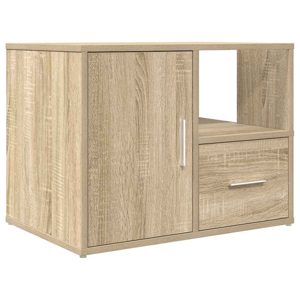 hjørneskab 160x40x45 cm konstrueret træ sonoma-eg