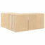 hjørneskab 160x40x45 cm konstrueret træ sonoma-eg