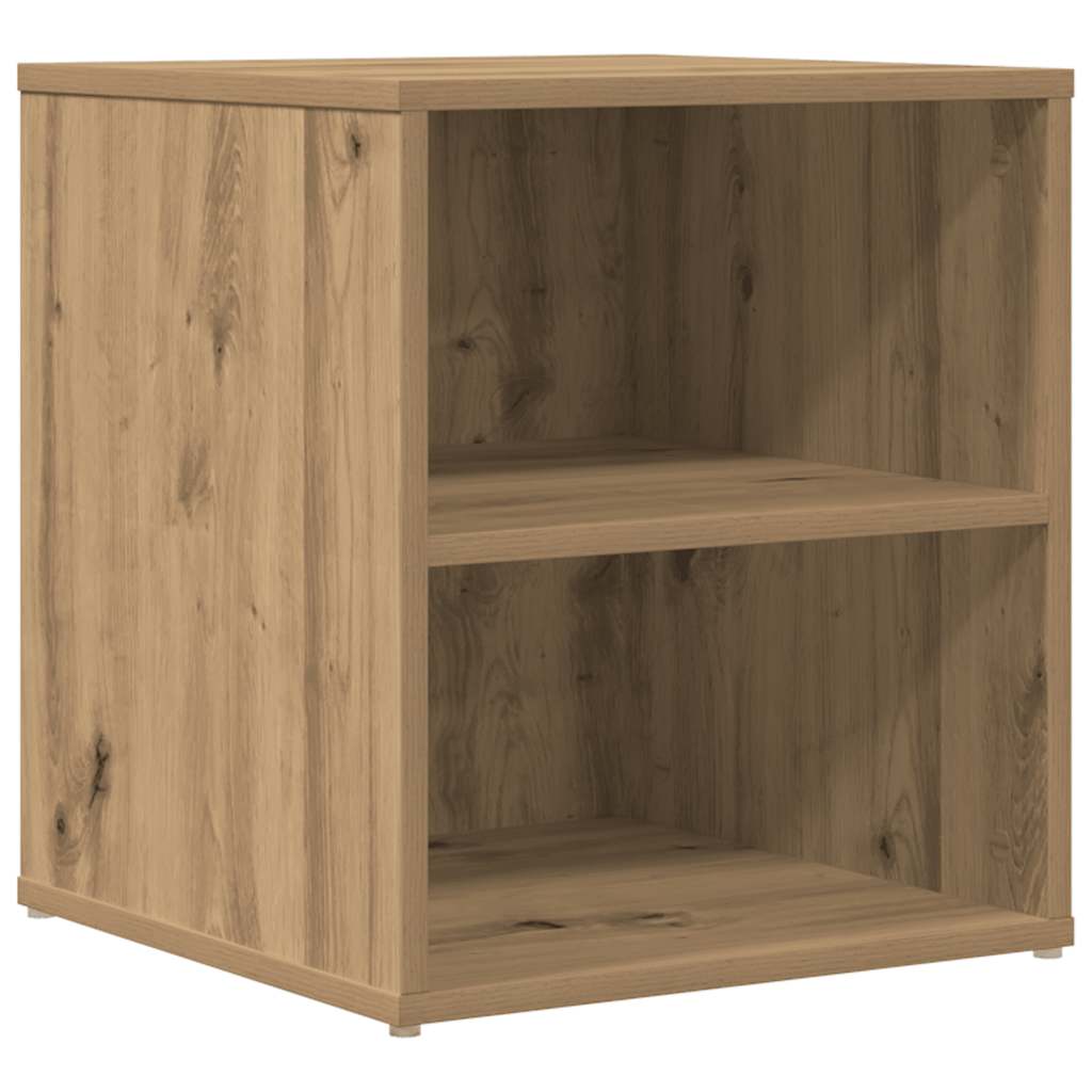 hjørneskab 160x40x45 cm konstrueret træ egetræsfarve