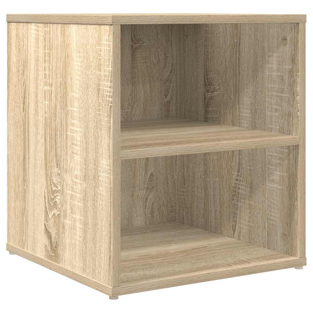 hjørneskab 200x40x45 cm konstrueret træ sonoma-eg