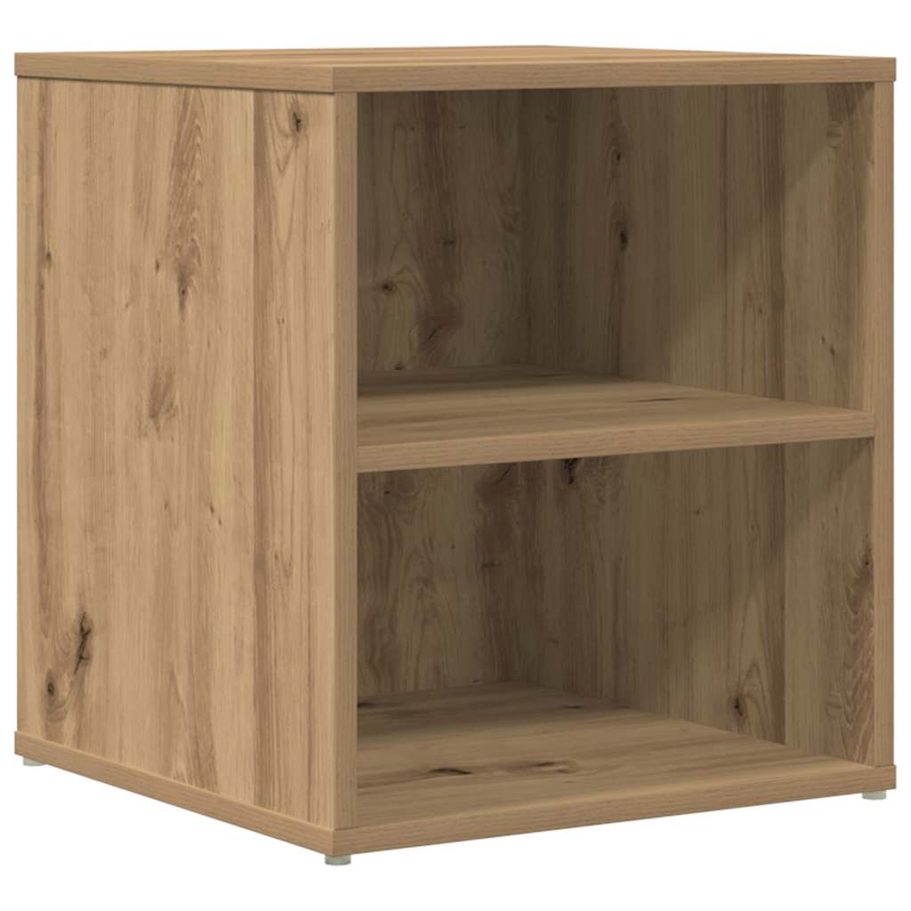 hjørneskab 200x40x45 cm konstrueret træ egetræsfarve