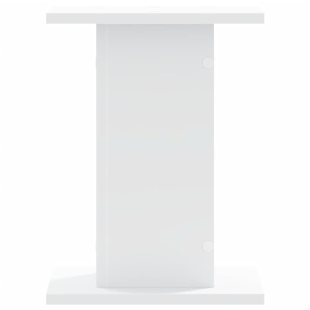 plantestativer 2 stk. 30x30x40 cm konstrueret træ hvid