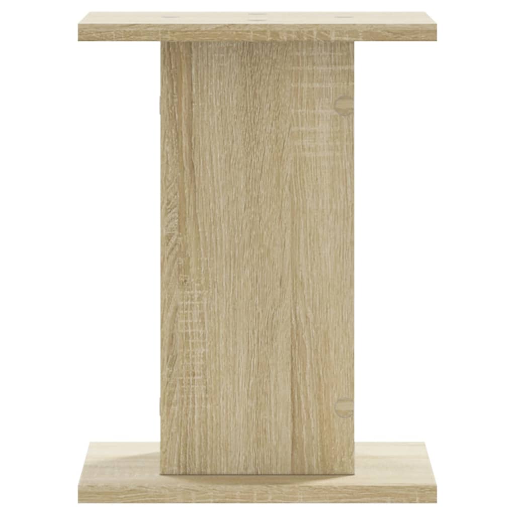 plantestativer 2 stk. 30x30x40 cm konstrueret træ sonoma-eg