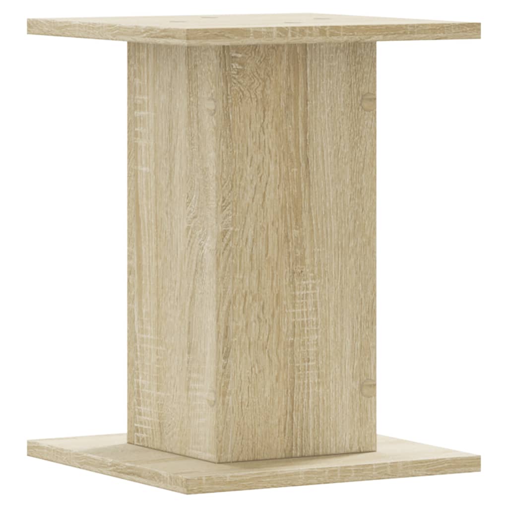 plantestativer 2 stk. 30x30x40 cm konstrueret træ sonoma-eg