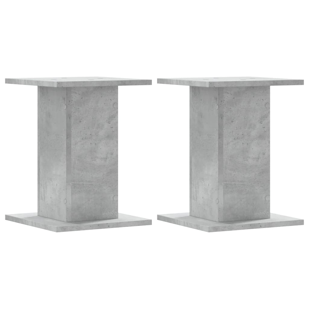 plantestativer 2 stk. 30x30x40 cm konstrueret træ betongrå