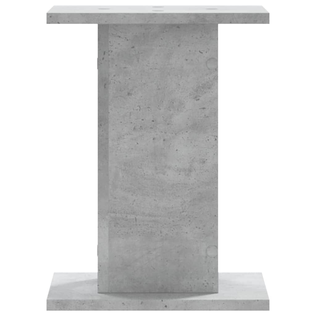 plantestativer 2 stk. 30x30x40 cm konstrueret træ betongrå