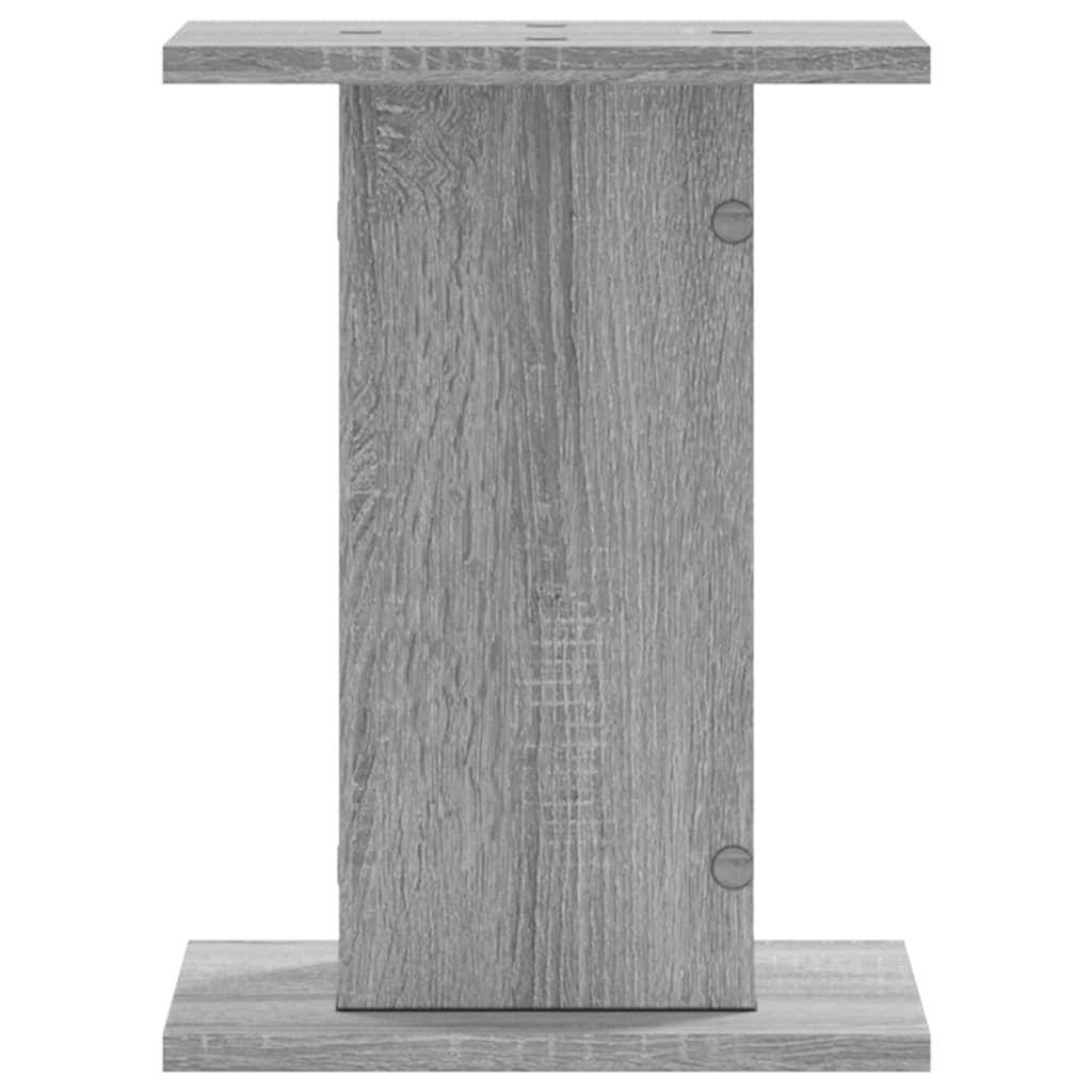 plantestativer 2 stk. 30x30x40 cm konstrueret træ grå sonoma-eg