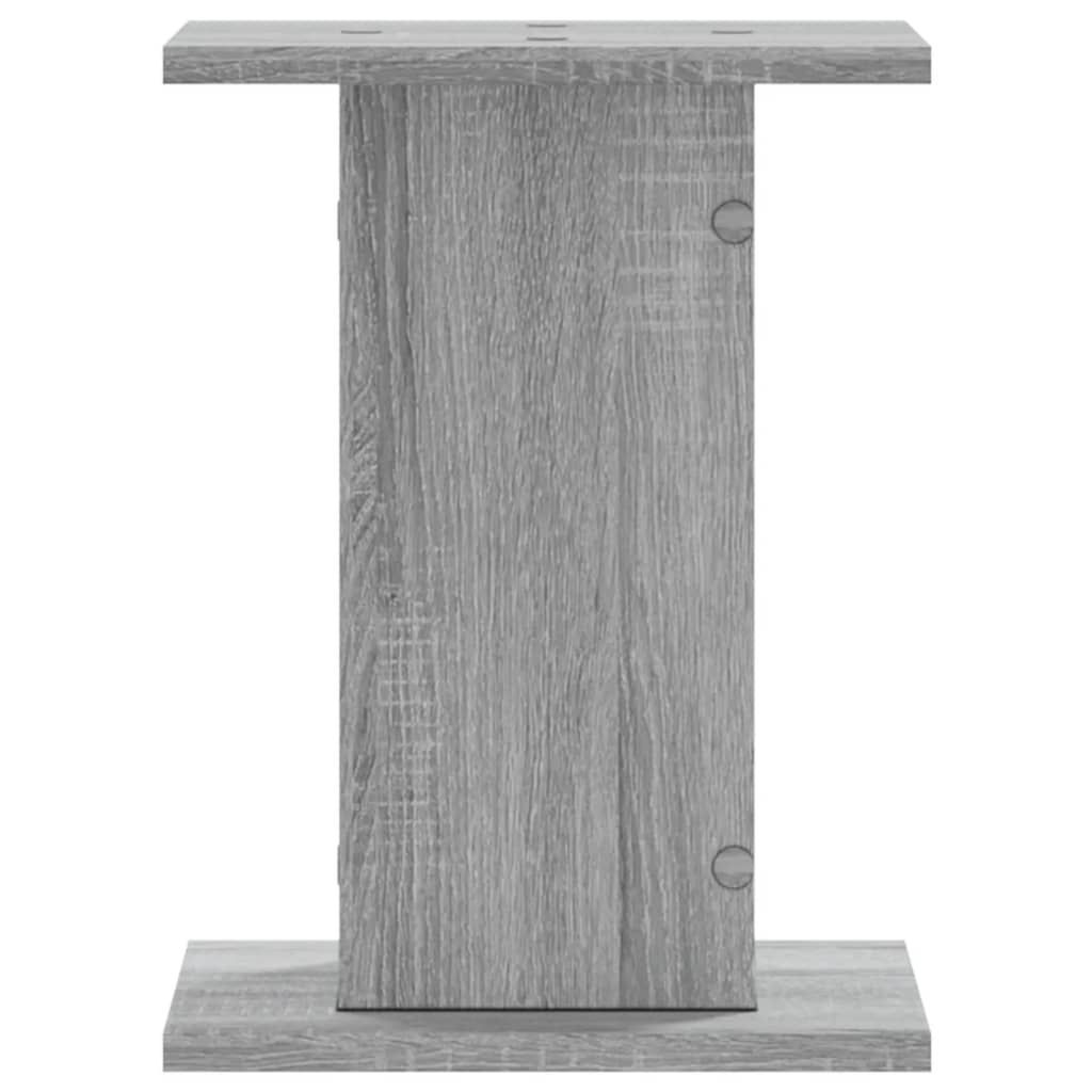plantestativer 2 stk. 30x30x40 cm konstrueret træ grå sonoma-eg