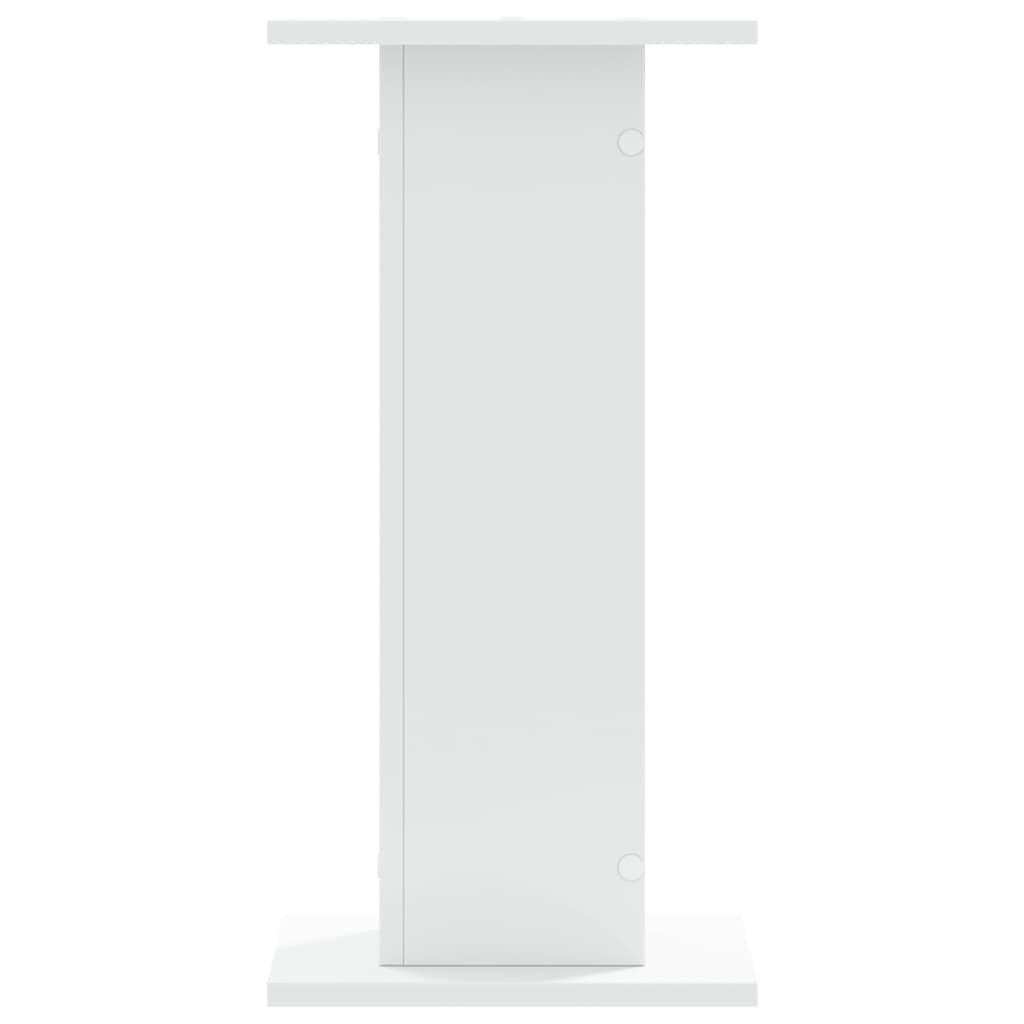 plantestativer 2 stk. 30x30x60 cm konstrueret træ hvid