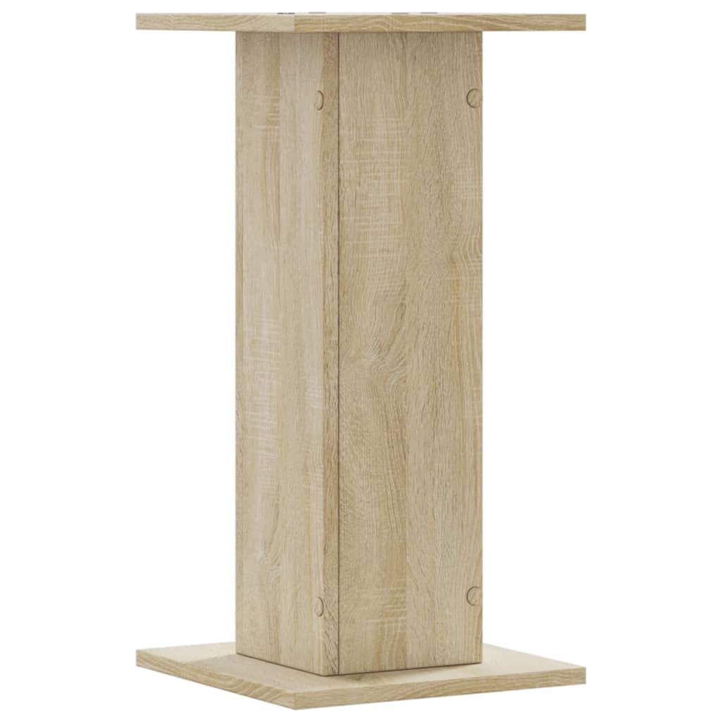 plantestativer 2 stk. 30x30x60 cm konstrueret træ sonoma-eg