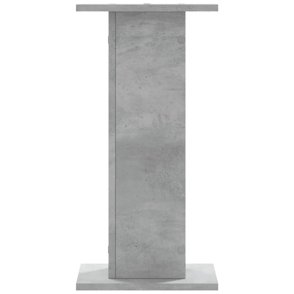 plantestativer 2 stk. 30x30x60 cm konstrueret træ betongrå