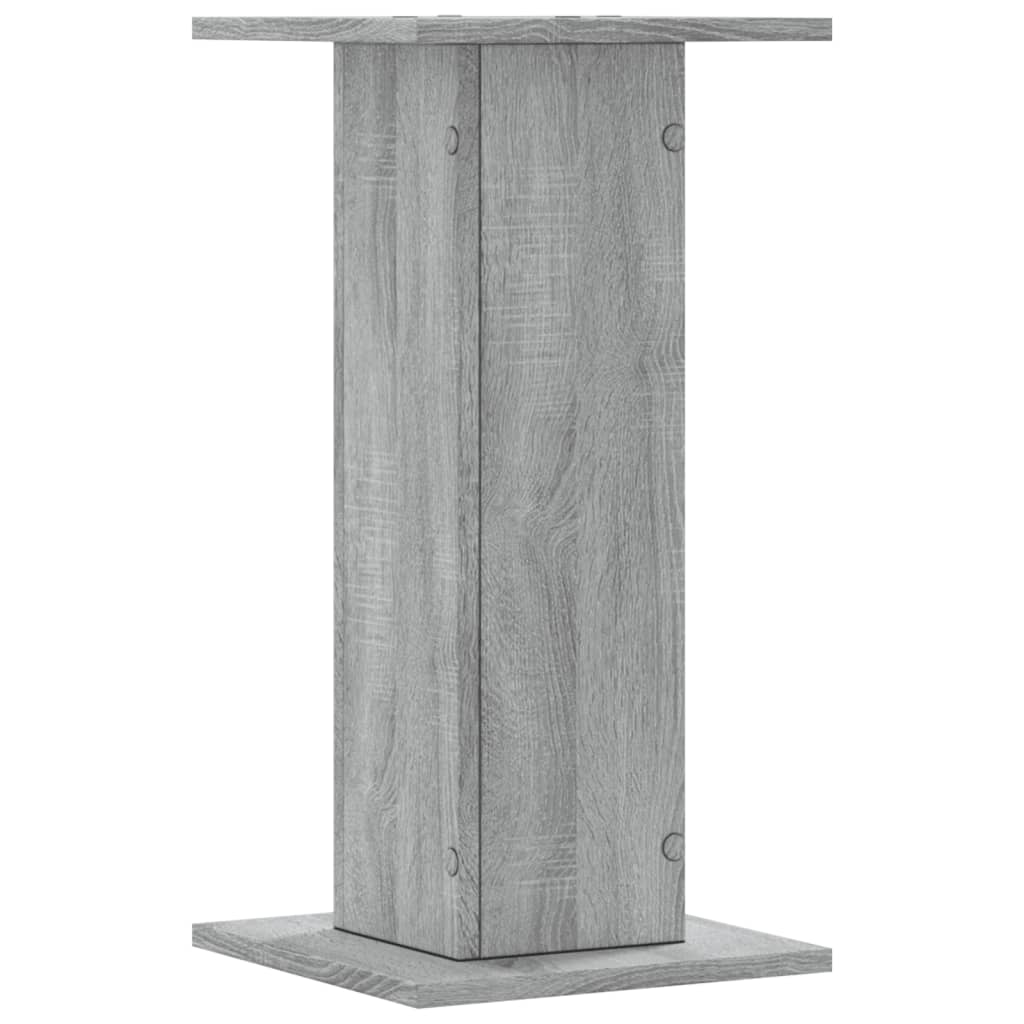 plantestativer 2 stk. 30x30x60 cm konstrueret træ grå sonoma-eg
