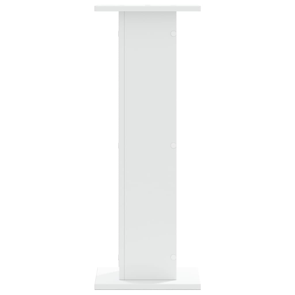 plantestativer 2 stk. 30x30x80 cm konstrueret træ hvid