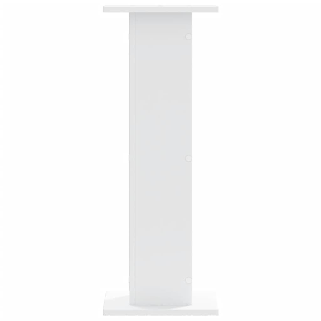 plantestativer 2 stk. 30x30x80 cm konstrueret træ hvid