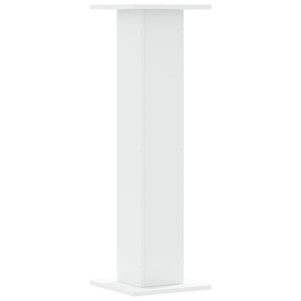 plantestativer 2 stk. 30x30x95 cm konstrueret træ hvid