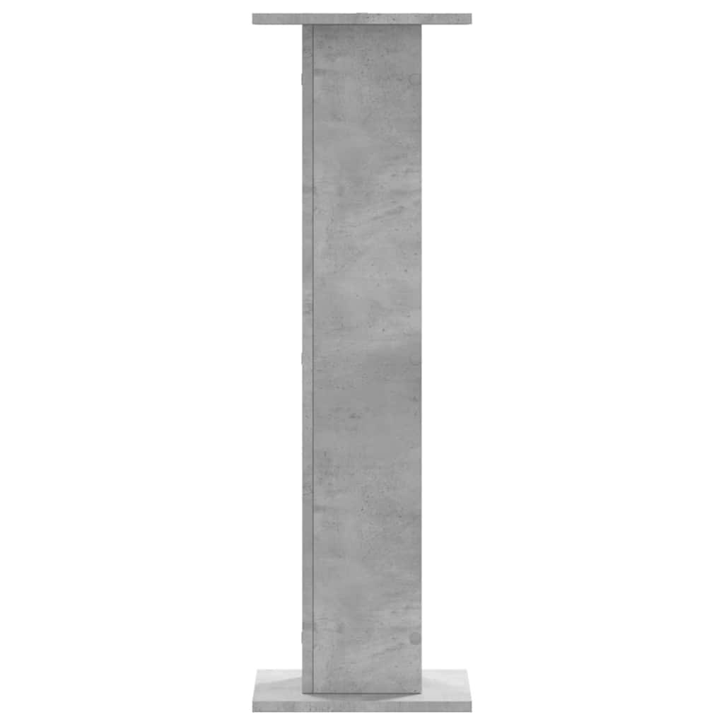plantestativer 2 stk. 30x30x95 cm konstrueret træ betongrå