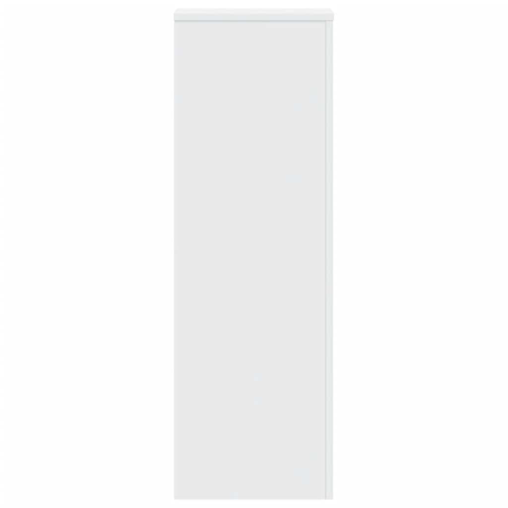 plantestativer 2 stk. 33x33x100 cm konstrueret træ hvid