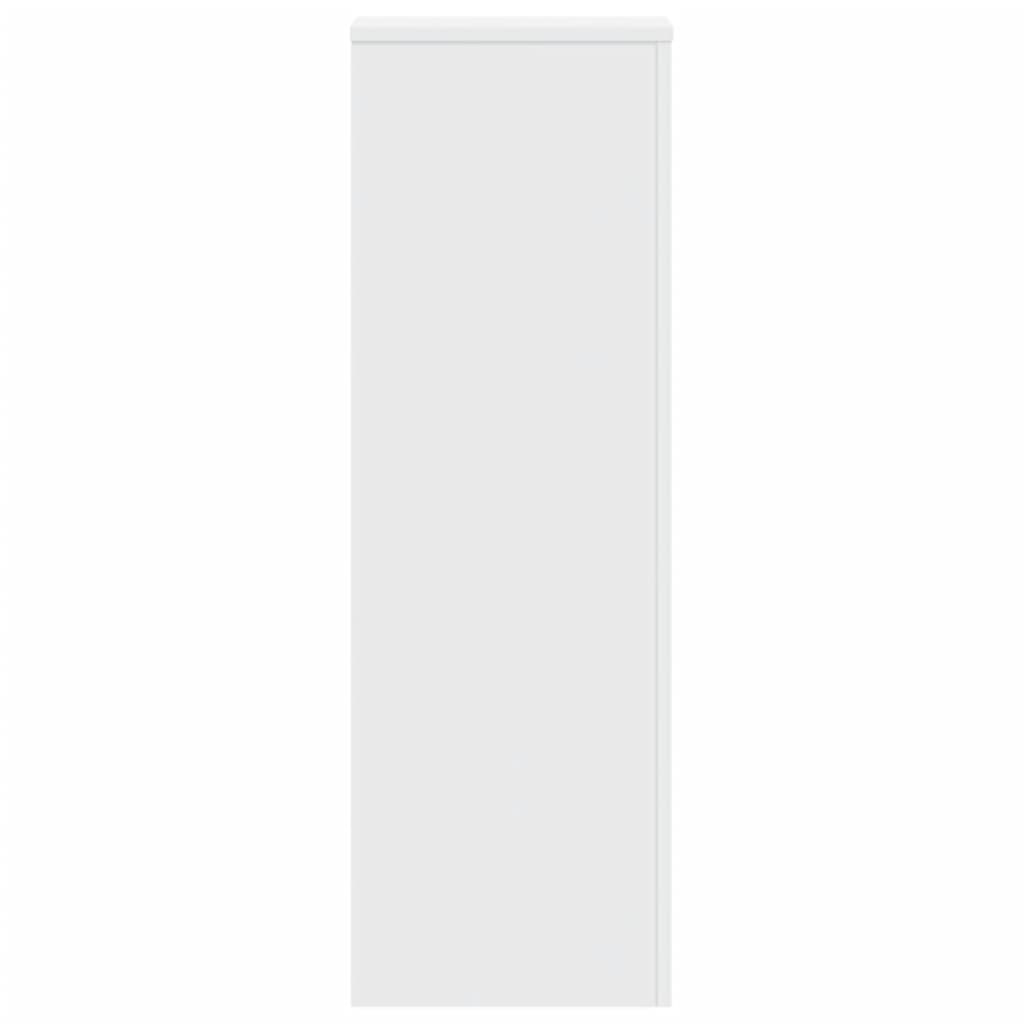 plantestativer 2 stk. 33x33x100 cm konstrueret træ hvid