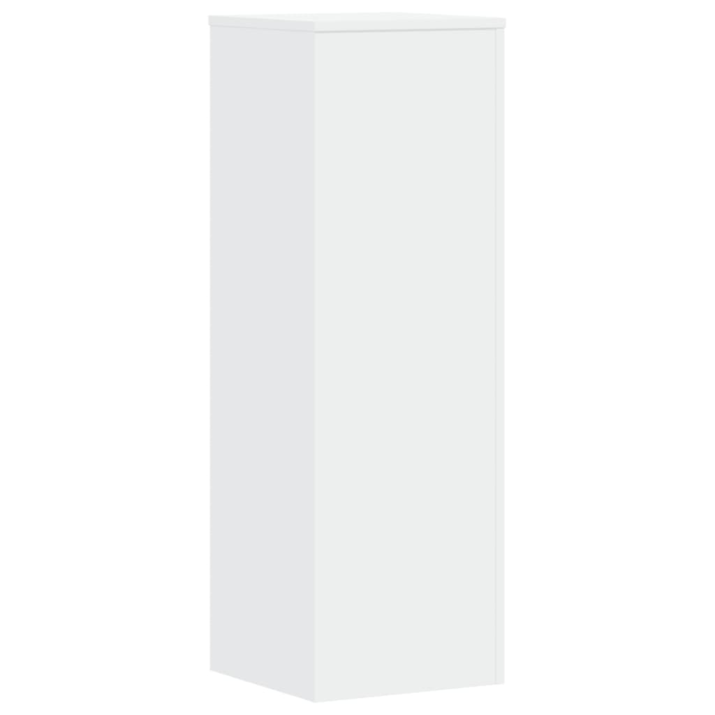 plantestativer 2 stk. 33x33x100 cm konstrueret træ hvid
