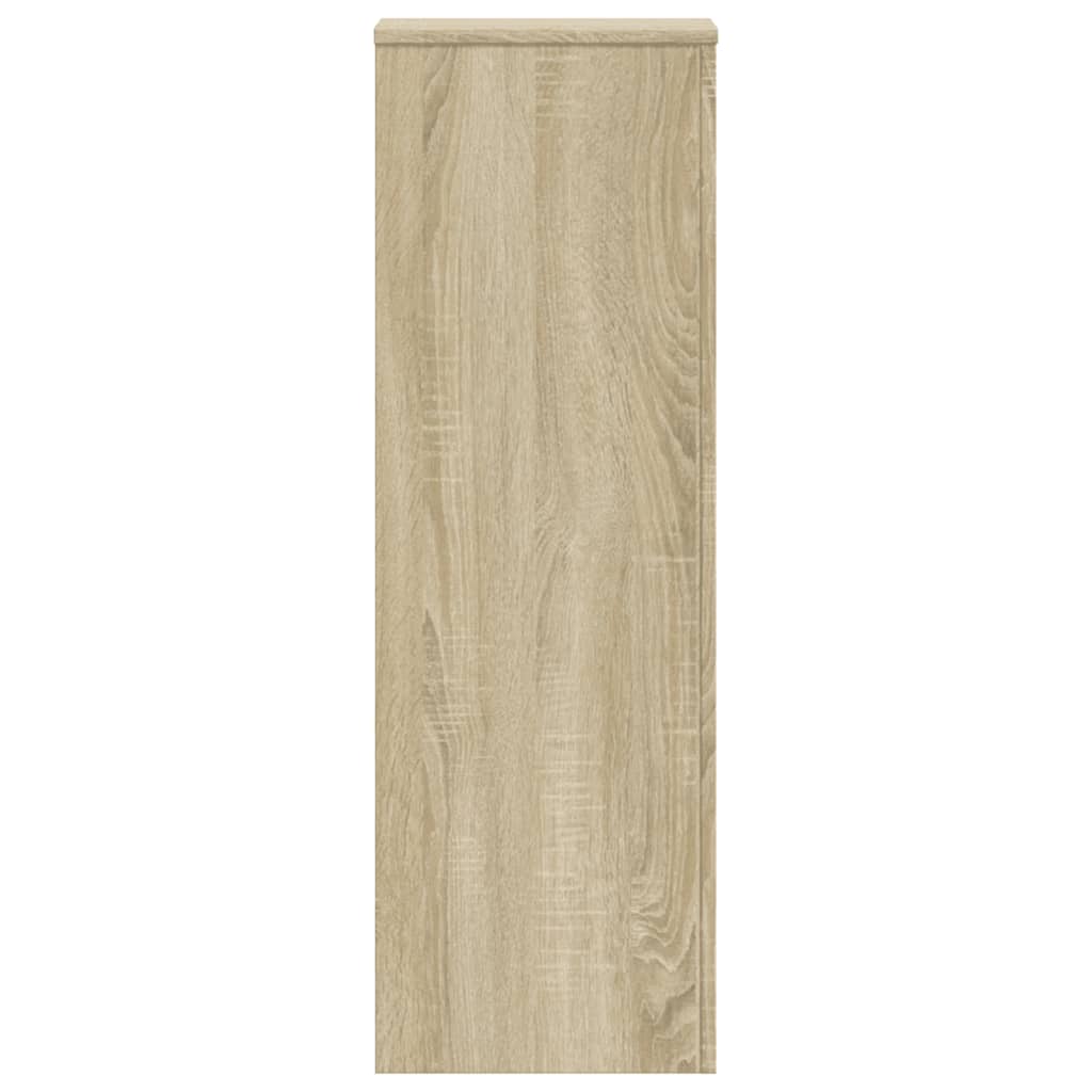 plantestativer 2 stk. 33x33x100 cm konstrueret træ sonoma-eg