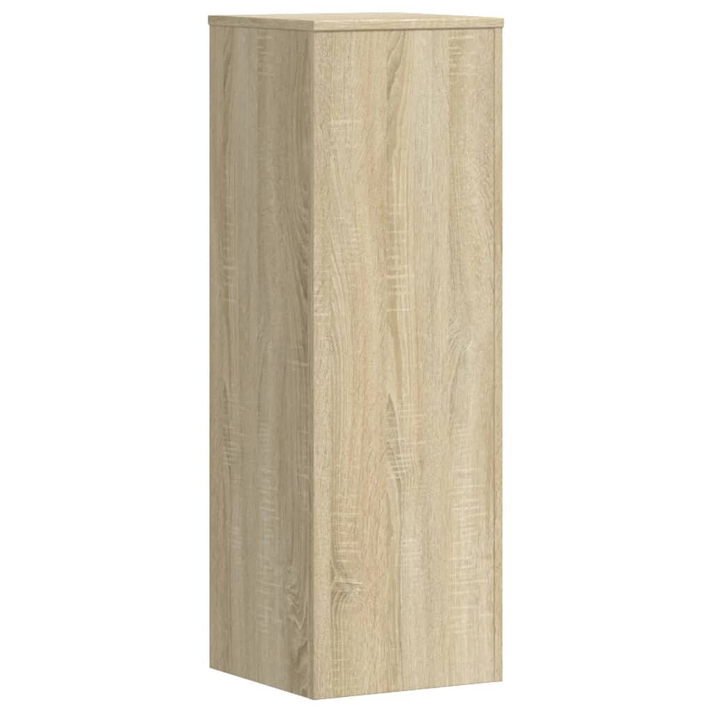 plantestativer 2 stk. 33x33x100 cm konstrueret træ sonoma-eg