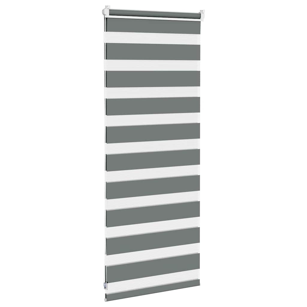 zebragardin mørkegrå 60x100 cm stofbredde 55,9 cm polyester