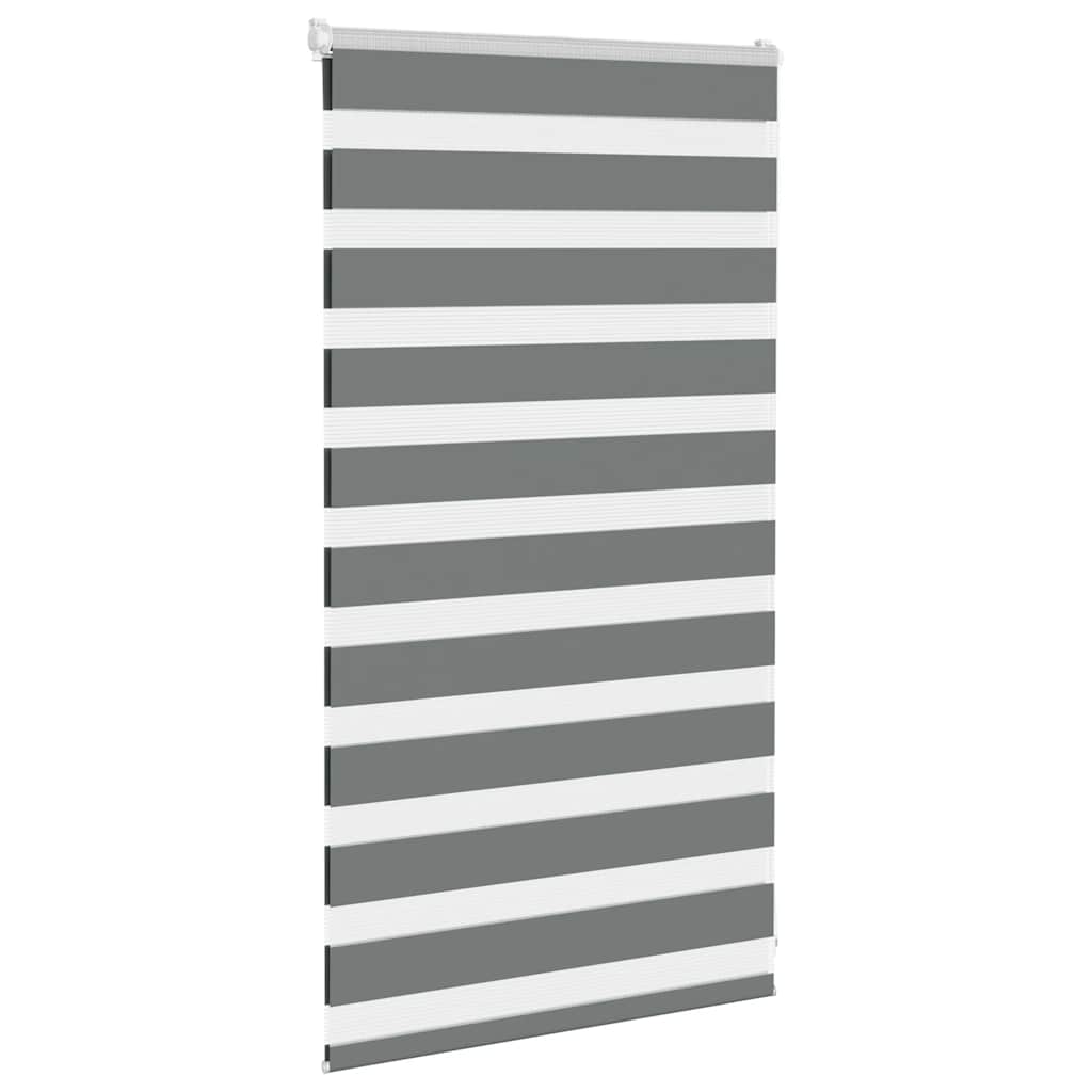 zebragardin mørkegrå 70x100 cm stofbredde 65,9 cm polyester