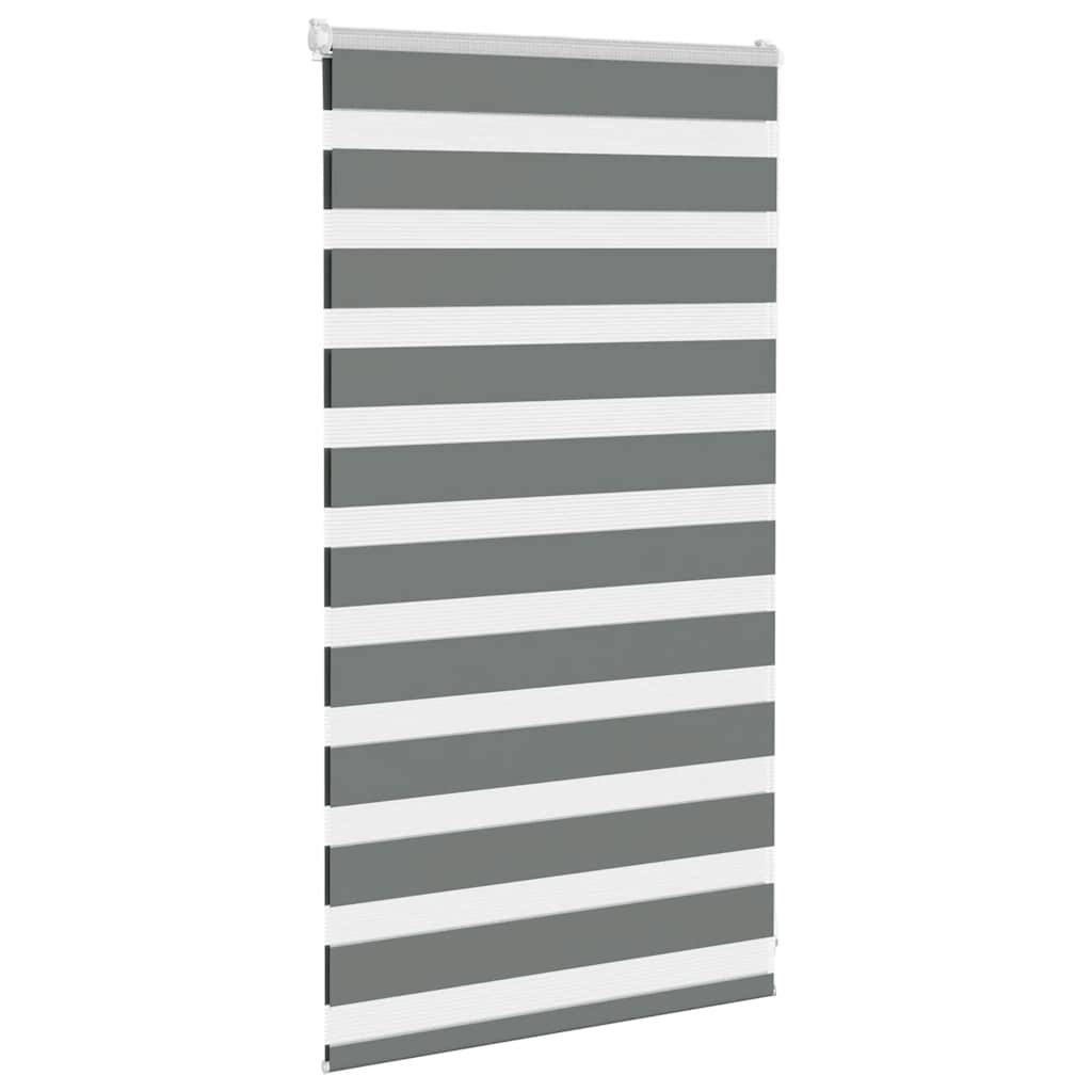 zebragardin mørkegrå 85x100 cm stofbredde 80,9 cm polyester