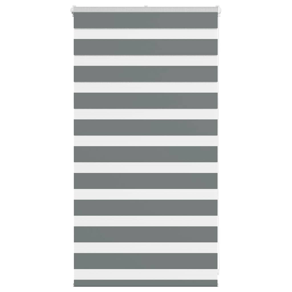 zebragardin mørkegrå 90x100 cm stofbredde 85,9 cm polyester