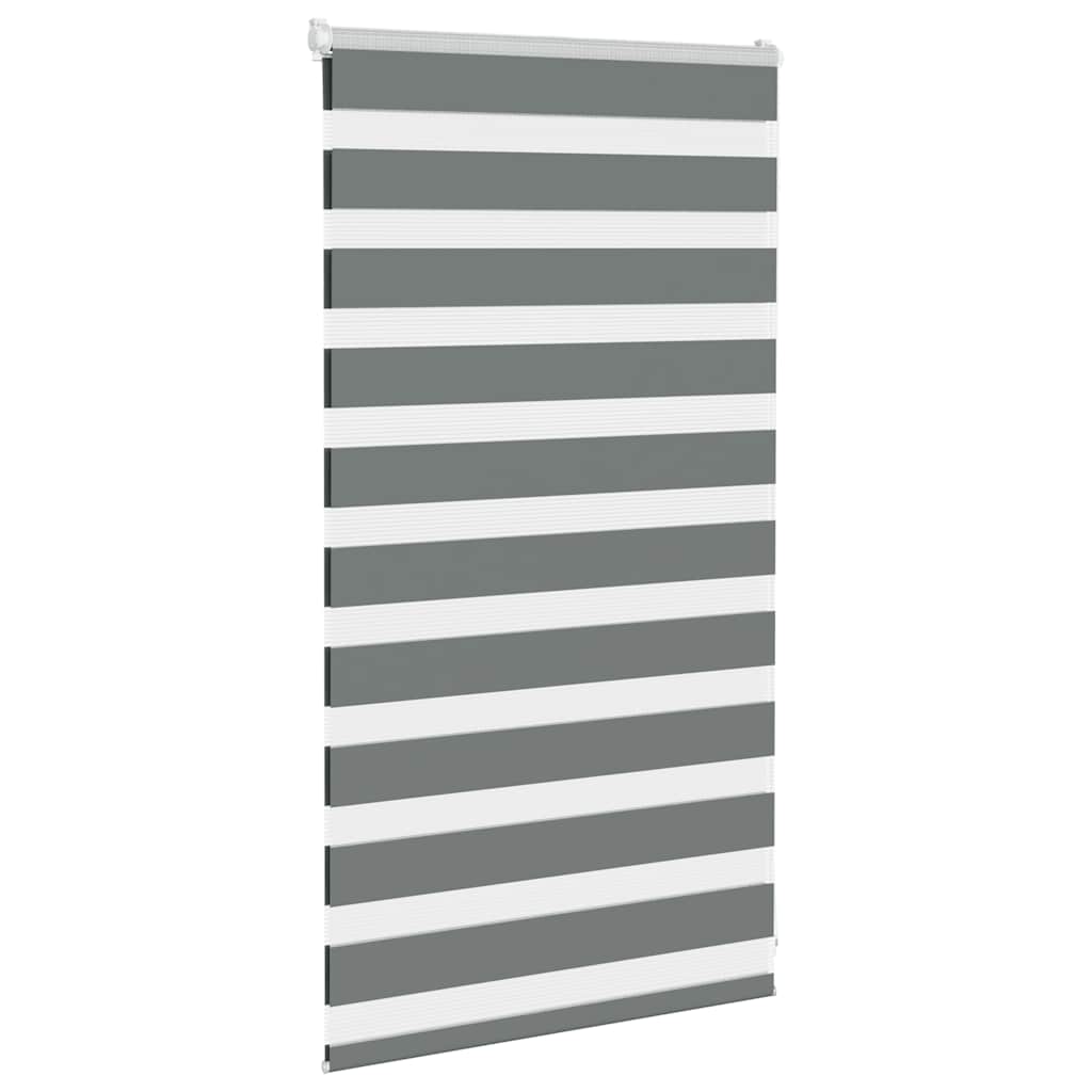 zebragardin mørkegrå 90x100 cm stofbredde 85,9 cm polyester