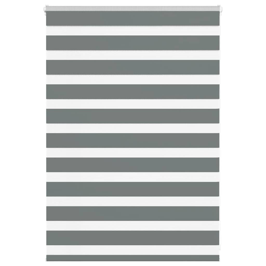 zebragardin mørkegrå 95x100 cm stofbredde 90,9 cm polyester