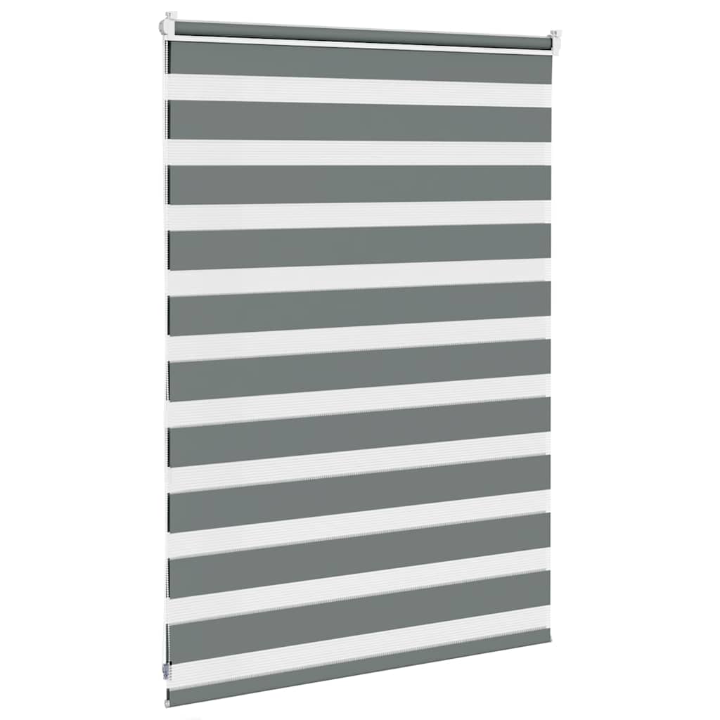 zebragardin mørkegrå 95x100 cm stofbredde 90,9 cm polyester