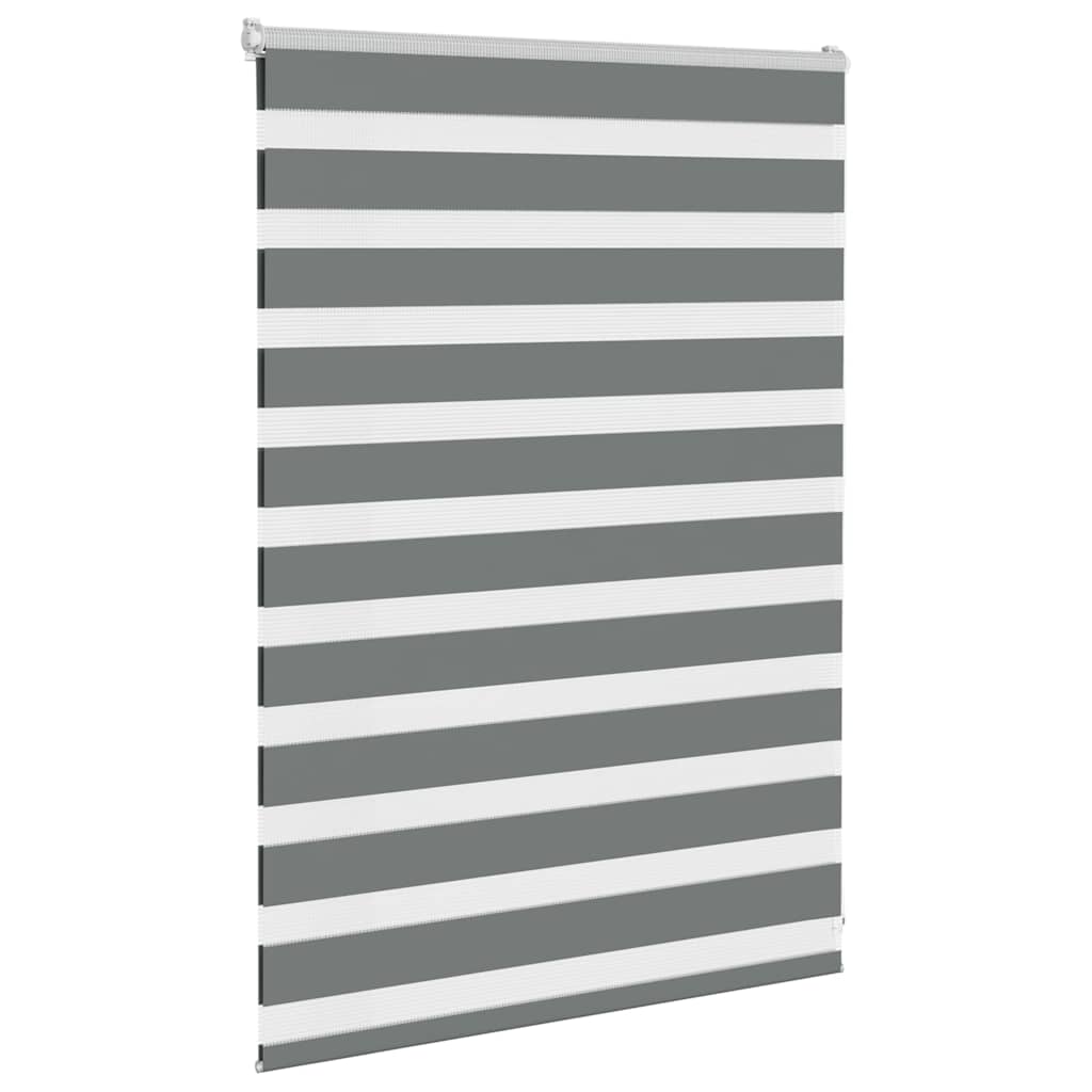 zebragardin mørkegrå 105x100 cm stofbredde 100,9 cm polyester
