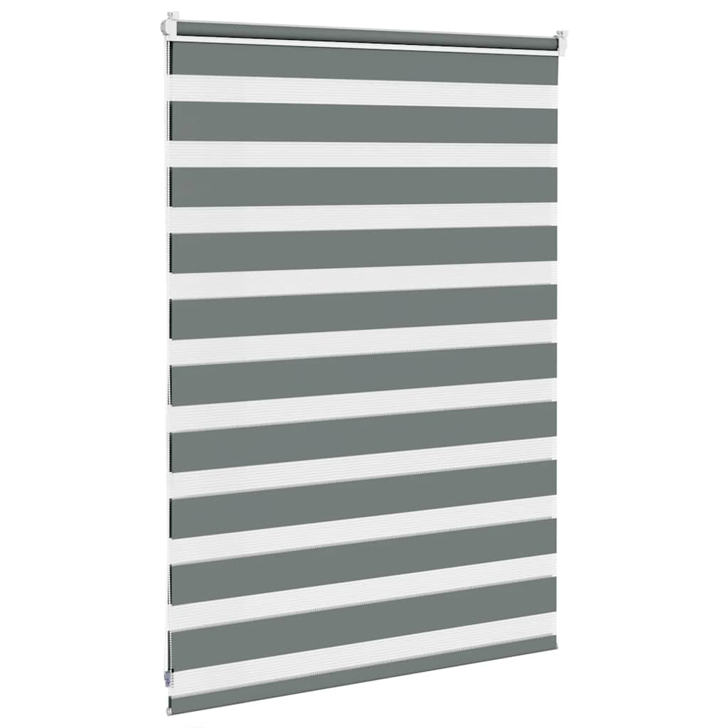zebragardin mørkegrå 105x100 cm stofbredde 100,9 cm polyester