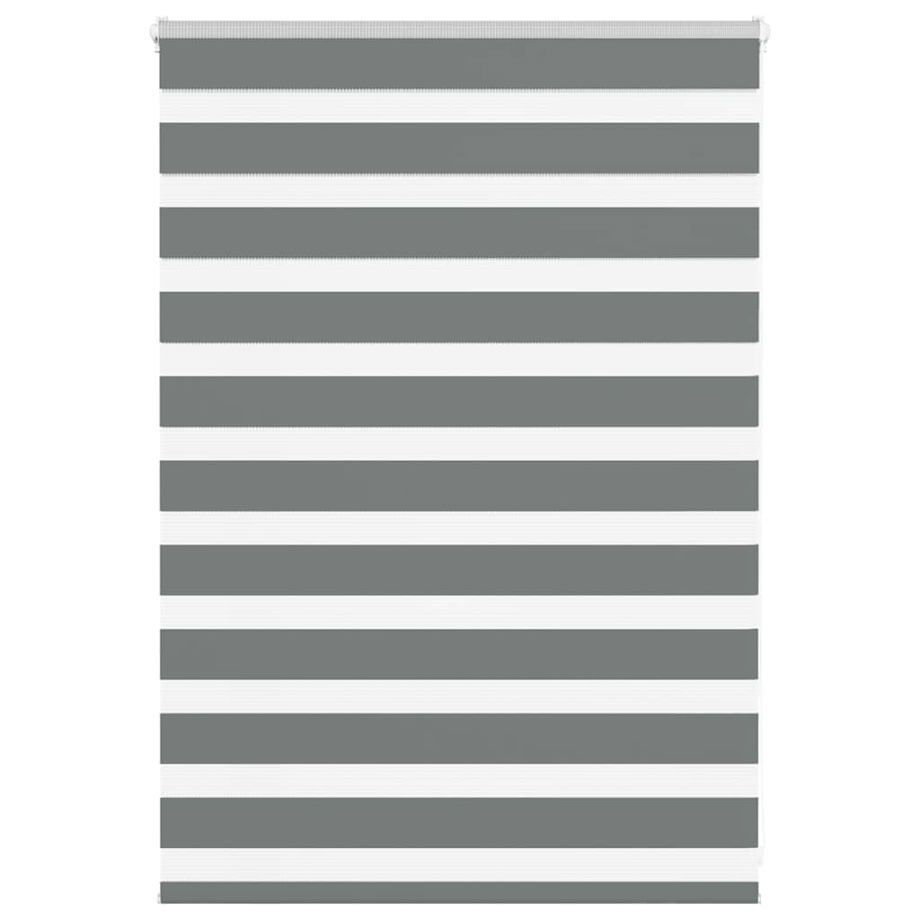zebragardin mørkegrå 115x100 cm stofbredde 110,9 cm polyester